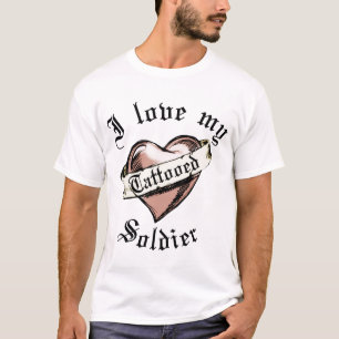 CAMISETA AMO A MI SOLDADO TATUADO
