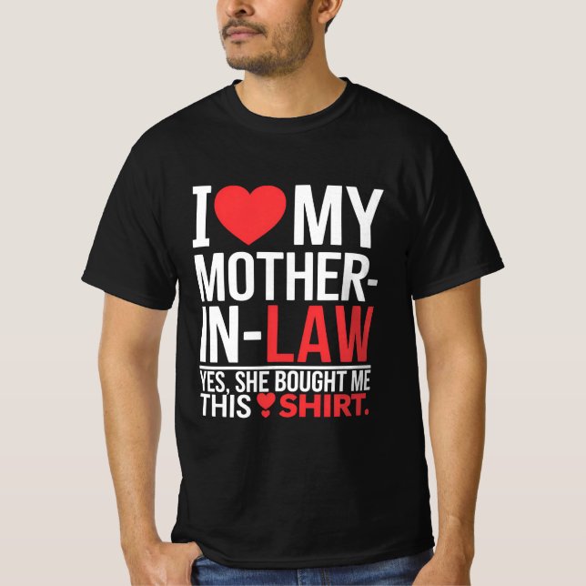 Camiseta Amo a mi suegra (Anverso)