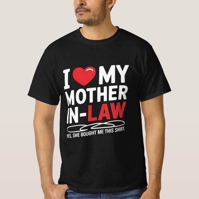 Camiseta Amo a mi suegra (Anverso)