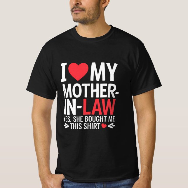 Camiseta Amo a mi suegra (Anverso)