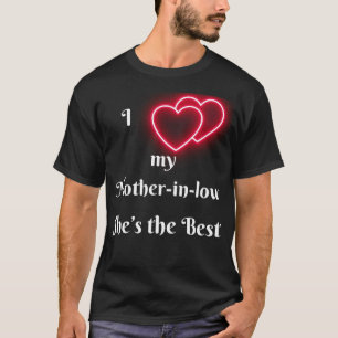 Camiseta Amo a mi suegra, ella es la mejor