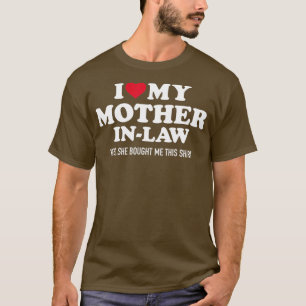 Camiseta Amo a mi suegra por su yerno
