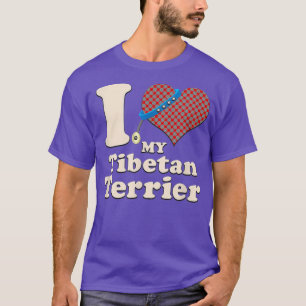 Camiseta Amo a mi terrorífico dueño de perro del corazón ti