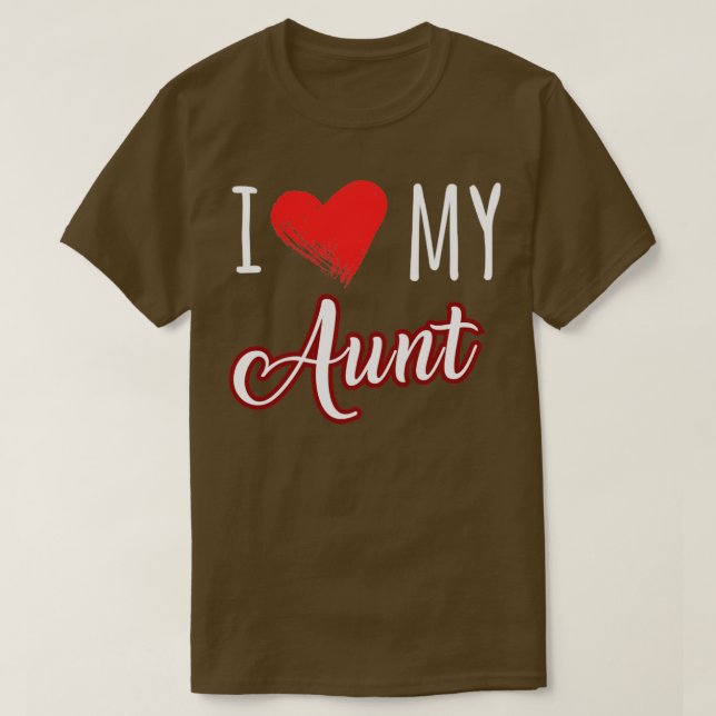 Camiseta Amo a mi tía (Diseño del anverso)
