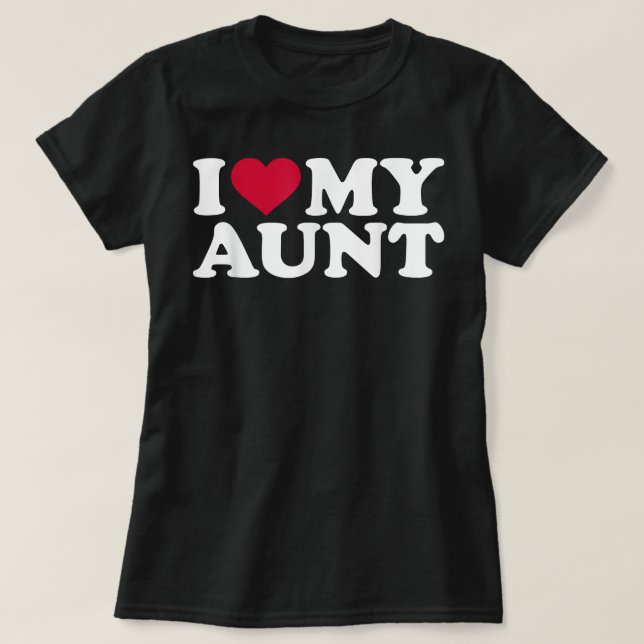 Camiseta Amo a mi tía  (Diseño del anverso)