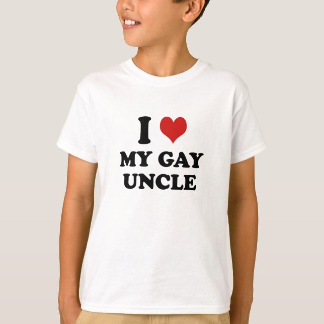 Camiseta Amo A Mi Tío Gay (Anverso)