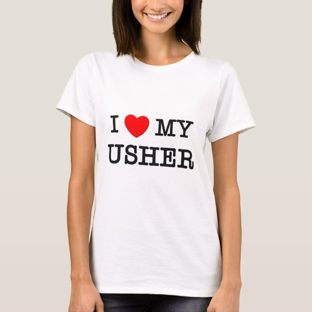 Camiseta Amo a mi USHER (Anverso)