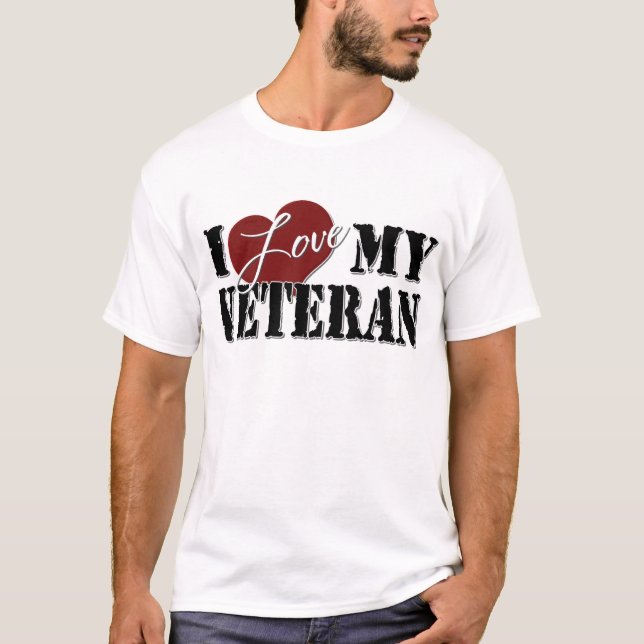 Camiseta Amo a mi veterano (Anverso)