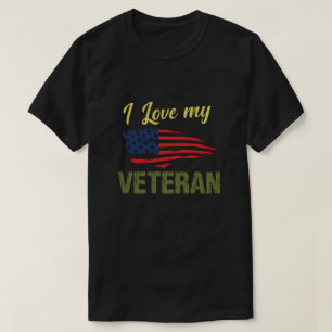 Camiseta Amo a mi veterano