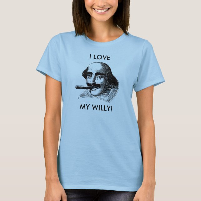 CAMISETA ¡AMO A MI WILLY! (Anverso)