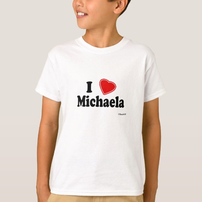 Camiseta Amo a Micaela (Anverso)