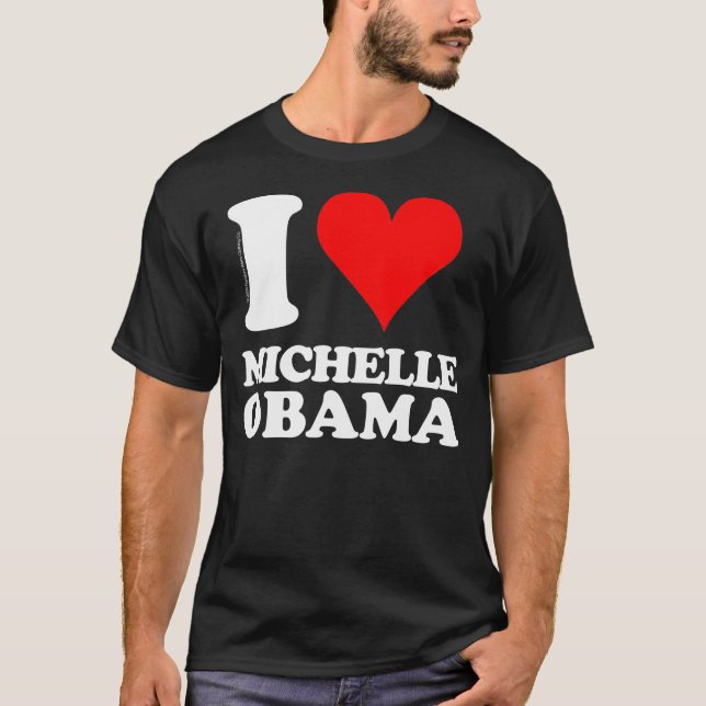 Camiseta Amo a Michelle Obama (Anverso)