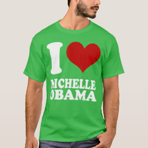 Camiseta Amo a Michelle Obama Demócrata Liberal