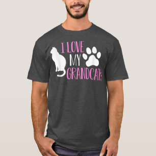 Camiseta Amo a mis Abuelos - Abuela del abuelo del gato
