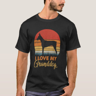 Camiseta Amo a mis abuelos Doberman Pinscher Granddog