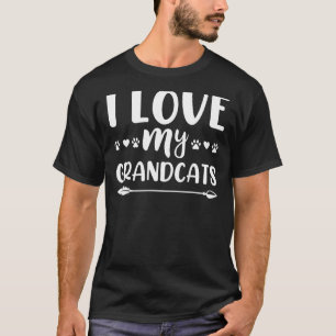 Camiseta Amo a mis abuelos gato Abuelo Abuela Abuelo