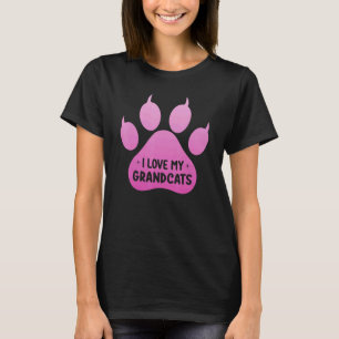 Camiseta Amo a mis abuelos gato Abuelo Abuela Abuelos