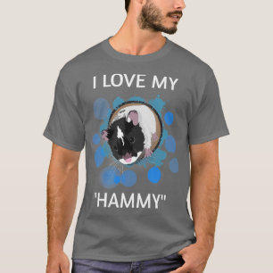 Camiseta Amo A Mis Amantes De La Mascota De Hammy Cute Baby