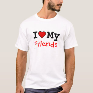 Camiseta Amo a mis amigos