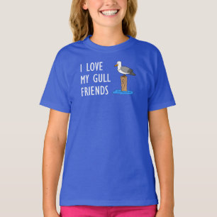 Camiseta Amo a mis amigos de Gull