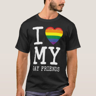 Camiseta Amo A Mis Amigos Gays Transgénero Rai Homosexual