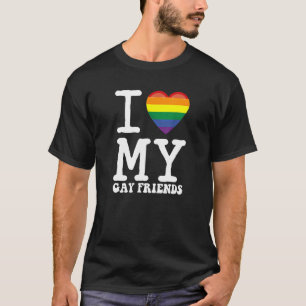 Camiseta Amo A Mis Amigos Gays Transgénero Rai Homosexual