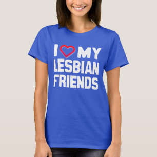 CAMISETA AMO A MIS AMIGOS LESBIANOS