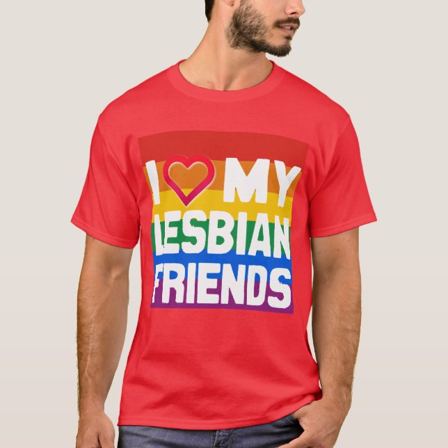 Camiseta AMO A MIS AMIGOS LESBIANOS - -.png (Anverso)