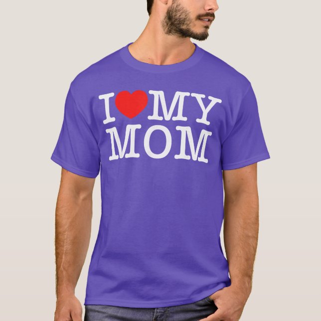 Camiseta Amo a mis amigos mamá (Anverso)