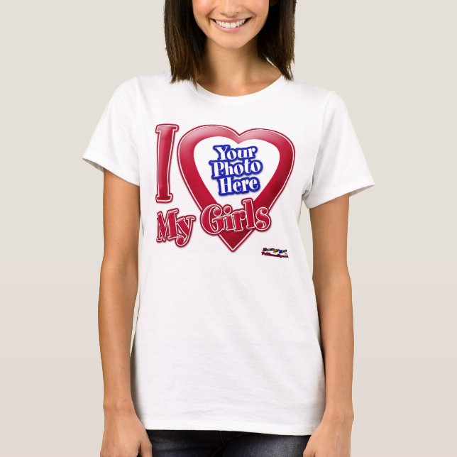 Camiseta Amo a mis Chicas - Foto (Anverso)