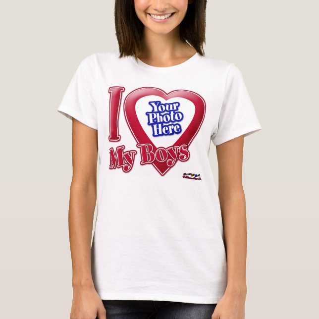 Camiseta Amo a Mis Chicos - Foto (Anverso)