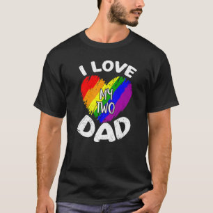 Camiseta Amo A Mis Dos Madres Orgullo Gay Bandera Lgbt Lesb