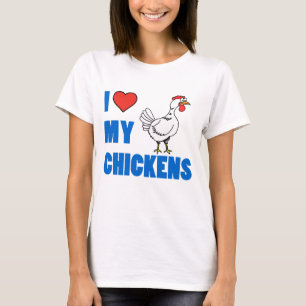 Camiseta Amo a Mis Gallinas