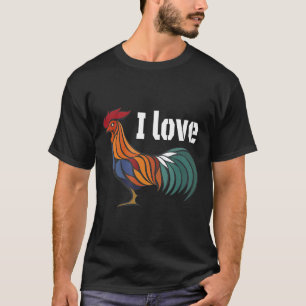 Camiseta Amo a mis gallinas, amo a mi gallo