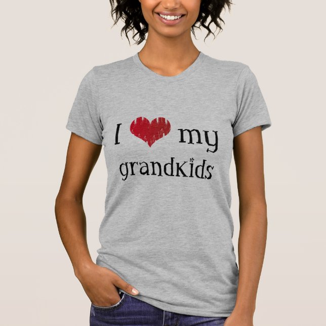 Camiseta Amo a mis grandkids (Anverso)
