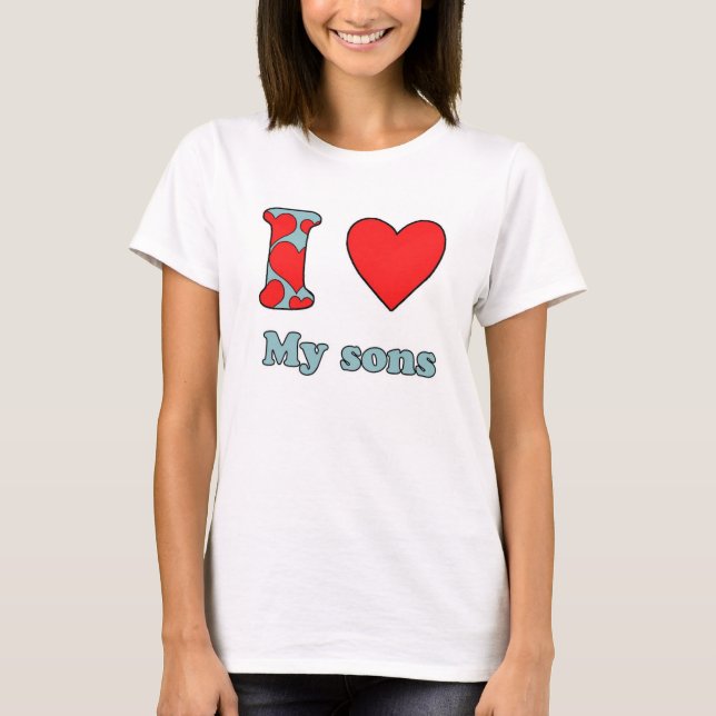 Camiseta Amo a mis hijos (Anverso)
