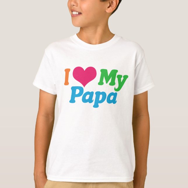 Camiseta Amo a mis hijos de papá (Anverso)