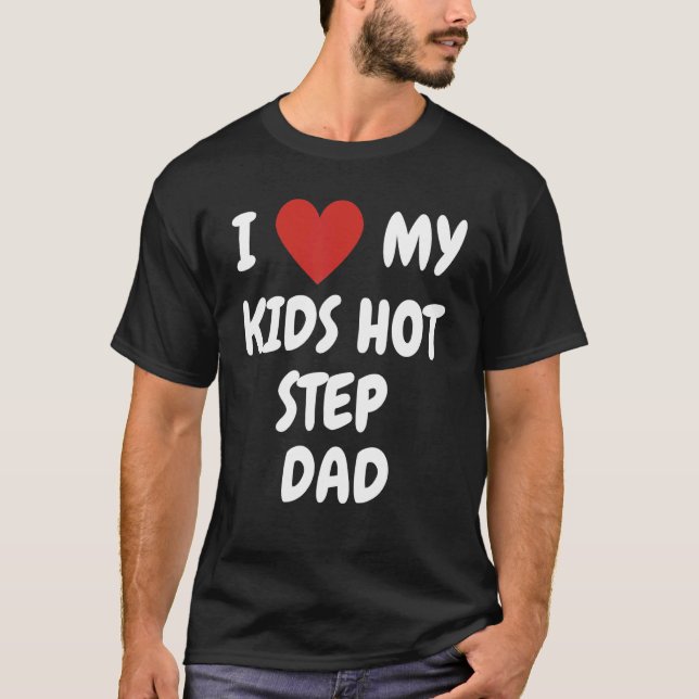 Camiseta Amo A Mis Hijos Paso Caliente Papá Amo Familia Exp (Anverso)
