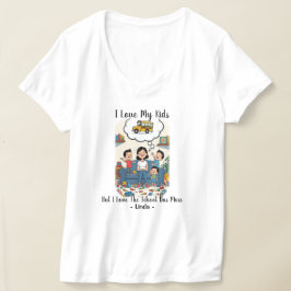 Camiseta Amo a mis hijos pero amo aún más el autobús escola