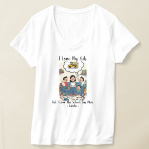 Camiseta Amo a mis hijos pero amo aún más el autobús escola
