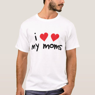 Camiseta Amo a mis mamáes