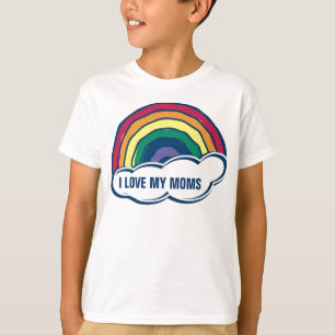 Camiseta Amo a mis mamáes