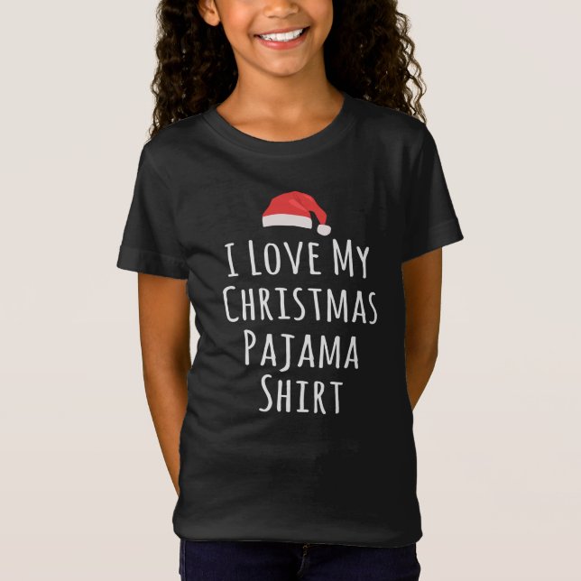 Camiseta Amo a mis Navidades Pajama Shirt (Anverso)