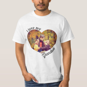 Camiseta Amo a mis nietos, mi abuelo, mi abuelo, mi abuela.