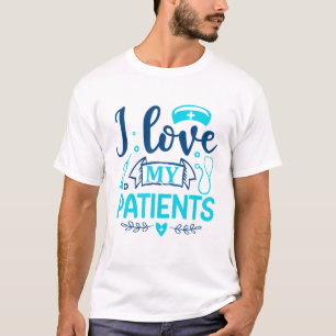 Camiseta Amo A Mis Pacientes Enfermero
