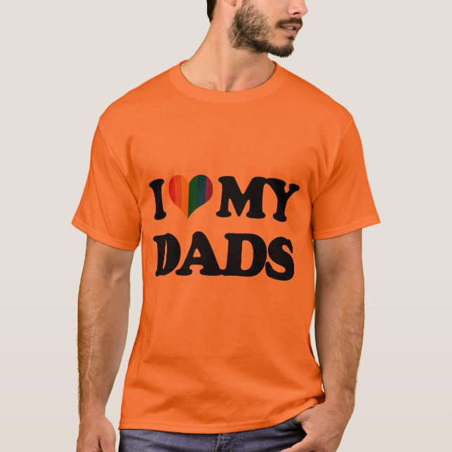 Camiseta Amo a mis papás (Anverso)