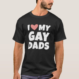 Camiseta Amo a mis papás gays