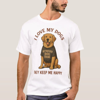 Camiseta Amo a mis perros.