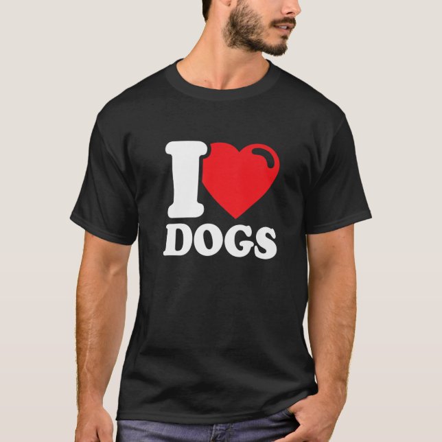 Camiseta Amo a mis perros - Amo a los perros (Anverso)