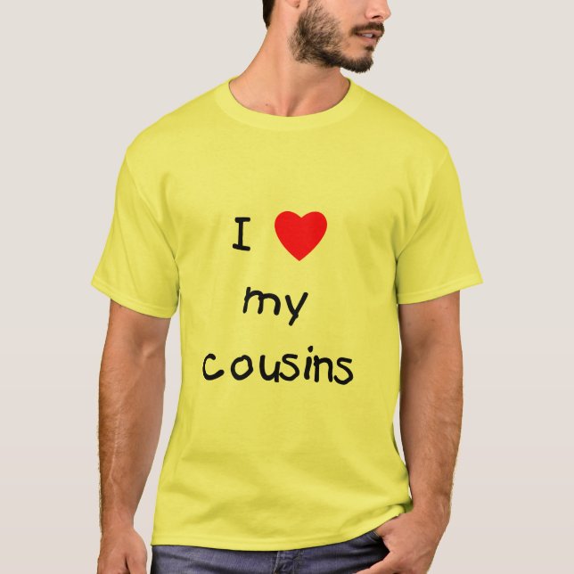 Camiseta Amo a mis primos (Anverso)